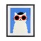 Stupell Industries Stylish French Cat Framed Print Under Glass, design by Jessica Beck